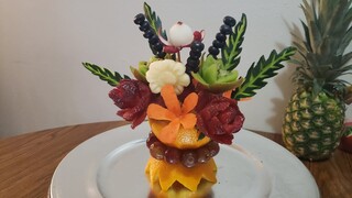 How To Make An Edible Bouquet Fruit and Vegetable Arrangement/Fruit and Vegetable  Carving