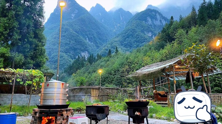 It’s peak harvest season, and the whole village—elders and children alike—has come to help. We’re ju