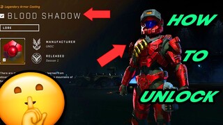 How to unlock BLOOD SHADOW ARMOR COATING!!! | Halo Infinite