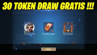 CARA MENDAPATKAN 30 TOKEN DRAW GRATIS EVENT THE ROLLING THUNDER CHOU HERO RESALE!! - MOBILE LEGENDS