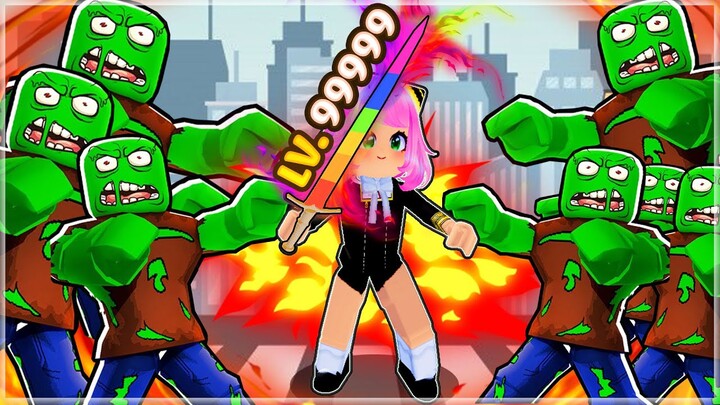 ROBLOX Mình Sở Hữu Thanh Kiếm Diệt Cả Chủng Tộc Zombie Mạnh Nhất Trong Roblox Sword Slasher
