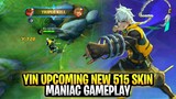 Yin Upcoming New 515 Skin Gameplay | Mobile Legends: Bang Bang
