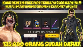 KODE REDEEM FREE FIRE TERBARU BULAN MARET HARI INI - GARENA FREE FIRE