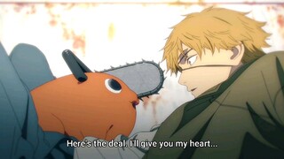 Chainsaw Man | Pochita Saves Denji From Dying Season 1 Episode 1