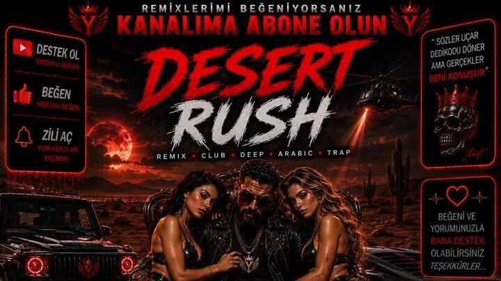 Desert Rush _ DJ Yusuf Yılmaz _ Turkish Cyber Festival House  #automobile #djyus