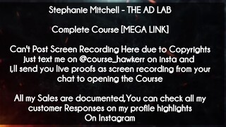 Stephanie Mitchell  course - THE AD LAB download