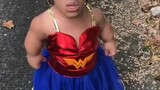 Little wonder woman in Philippines 🤣🤣🤣