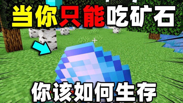 ماذا تفعل لتبقى على قيد الحياة عندما لا يمكنك في عالمك سوى أكل المعادن؟ تحدي الموت المميت في ماينكرا