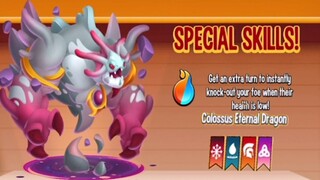 Dragon city - Rồng Legendary mới xuất hiện trị giá 379K Colossus Eternal Vị thần bất tử