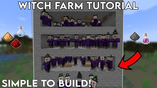 Minecraft Simple Witch Farm Tutorial 1.19