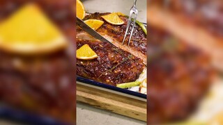 Sường tảng nướng cam siêu ngon