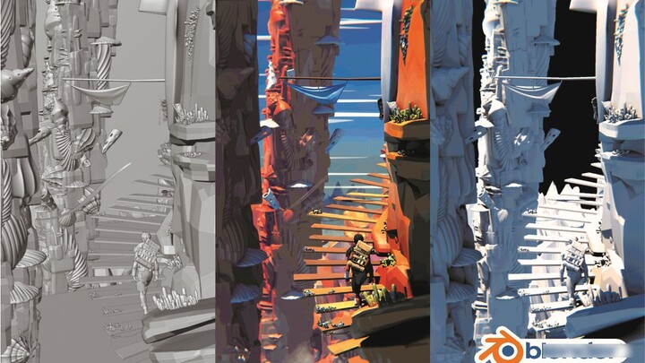 48 hours to make, 5 minutes to render! My work for the World Rendering Compe*on