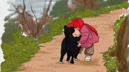 เจ้านายตัวน้อยหกล้ม น้องหมาหันกลับไปอยู่เป็นเพื่อนทันที ช่วงเวลาอบอุ่นนี้คู่ควรแก่การบันทึก ขอบคุณทุ