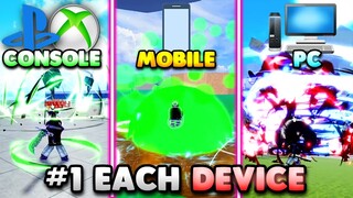 I Used The BEST Player's Build From Each DEVICE To PvP In Blox Fruits!