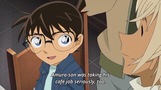 Detective Conan ep 813 engsub: The shadow approaching Amuro (pre movie 20)
