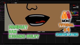 #4 Membuat Mulut dan Rigging nya - Moho Pro Tutorial