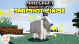 GOATS, NEW LIGHT BLOCK, + MORE! | Minecraft 1.17 Caves and Cliffs Snapshot 21w13a