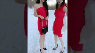 All in one red dress 2022 1447