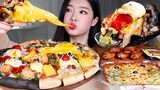 [Mukbang TV] - Spaghettti, cánh gà nướng, pizza | ASRM
