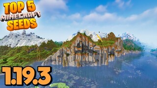 Top 5 SEEDS for Minecraft 1.19.3! (Best Minecraft Wild Update Seeds Java & Bedrock)