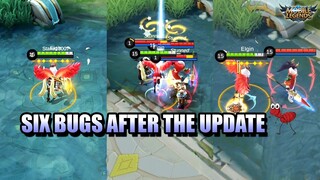 SIX BUGS AFTER THE UPDATE 🐛 (MOSTLY FREYA) MLBB