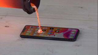 What happens if you pour lava on your iPhone 11 pro max?