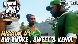 GTA San Andreas PS4 Definitive Edition Remastered Intro and Sweet & Kendl Missions