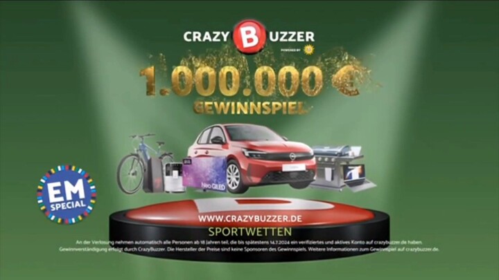 Crazy Buzzer Euro 2024 Special Sportwetten ADs (2024) Part 3