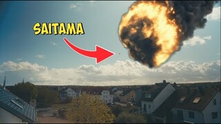 Saitama vs Meteor but real life