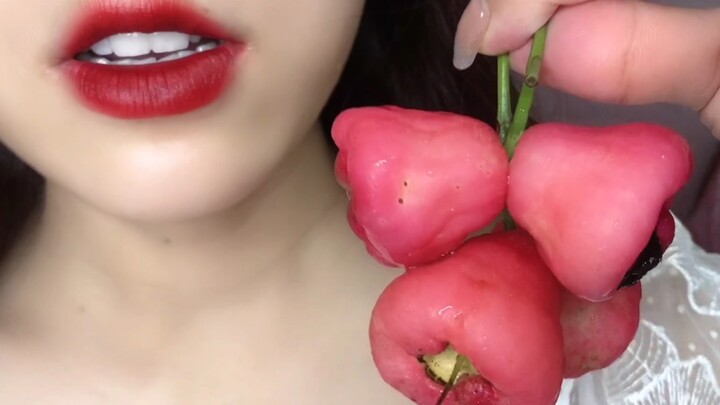 [ASMR]Eating wax apple