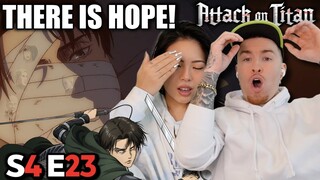 IN LEVI WE TRUST | Attack on Titan Reaction S4 Ep 23