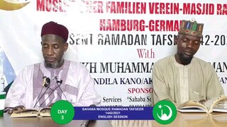 Ramadan tafser day 3 English language