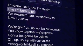 Golden lyrics💋💕