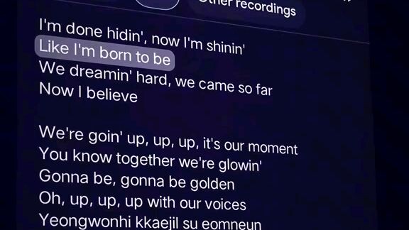 Golden lyrics💋💕