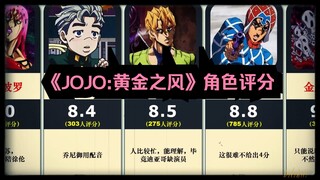 [虎扑]《JOJO的奇妙冒险：黄金之风》角色评分，你最喜欢谁