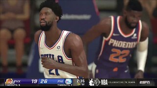 NBA2K22 FULL GAME HIGHLIGHTS SUNS at SIXERS I NBA Regular Season I February 8, 2022