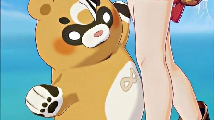 Guoba's entrance is so cute