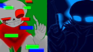[Undertale Animation] Fatal Error Sans vs Nightmare Mode Sans Reset Full Version