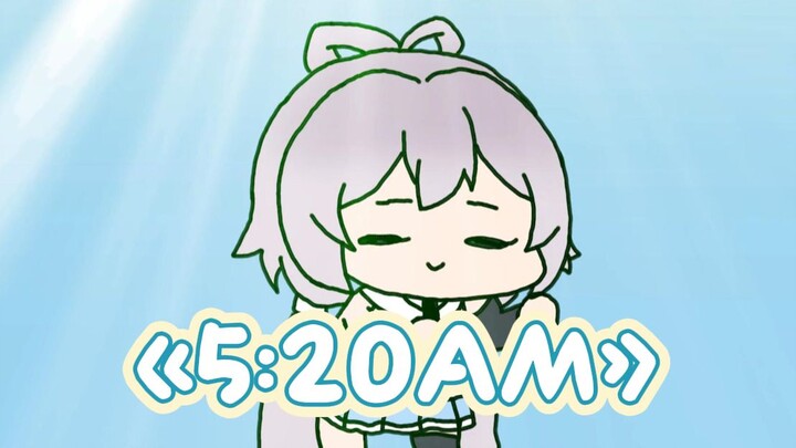 【Luo Tianyi】Totally Adorable Throughout!⚡ I go to sleep at 5:20 and wake up right on time at 13:14!⚡