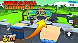 New Map Jungle Roll Gameplay in Stumble Guys