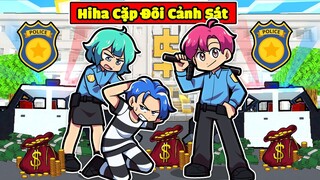 HIHA VÀ YUMMIE THỬ THÁCH 24H LÀM CẢNH SÁT BẮT CƯỚP TRONG MINECRAFT*CẶP ĐÔI CẢNH SÁT 😍😎