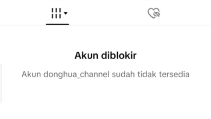 TT donghua_channel di BLOKIR !!