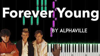 Forever Young by Alphaville piano cover + sheet music & lyrics