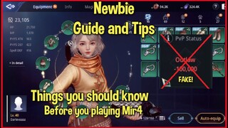 Mir4 Newbie Tips and Guide ( Tagalog )