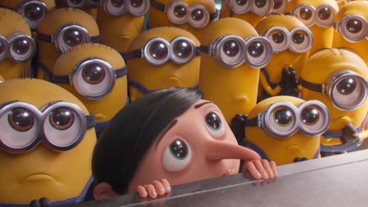 The ending easter egg of "Minions: Despicable Me Prequel"! I have to say! These big eyes are so cute