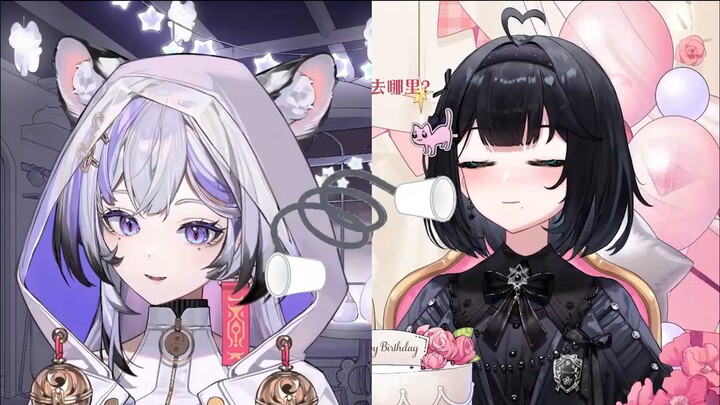 [Yukisyo/Harei] Do you want to join our white tiger sisters? No, my hair is quite thick.