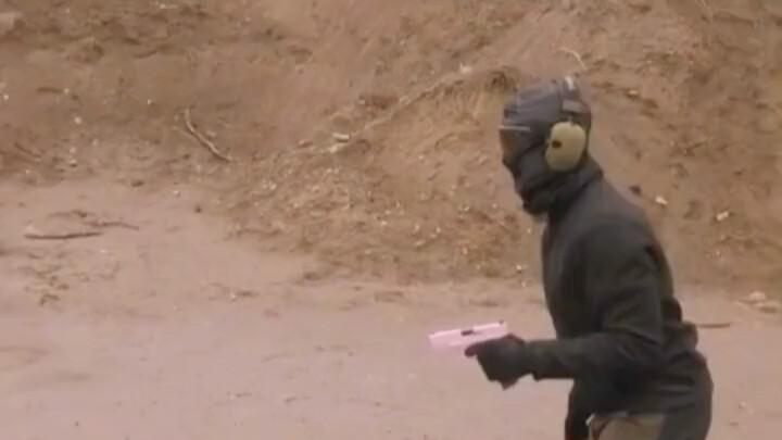 Ah—this gun is so awesome—ah!