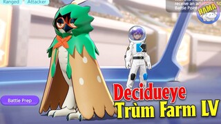 Pokemon UNITE - Decidueye Trùm Farm LV Đại Tướng Các Đòn Đánh Chỉ Huy Sát Thương Trong Pokemon MOBA