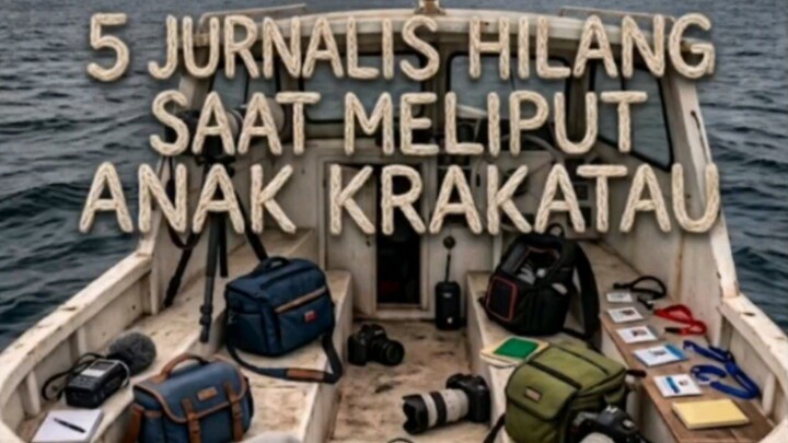 5 Jurnalis hilang saat meliput anak krakatau