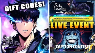 [Solo Leveling Arise] GLOBAL GIFT CODES & New OFFICIAL Live EVENT!!!